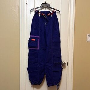 Ivy Park Cargo Utility Pants with Accent Trim